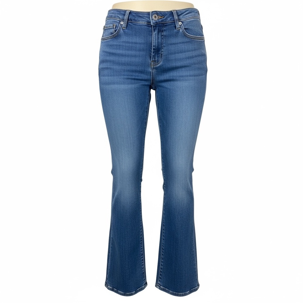 Kut from Kloth Farrah baby bootcut jeans. Size 8 GUC - Picture 2 of 9